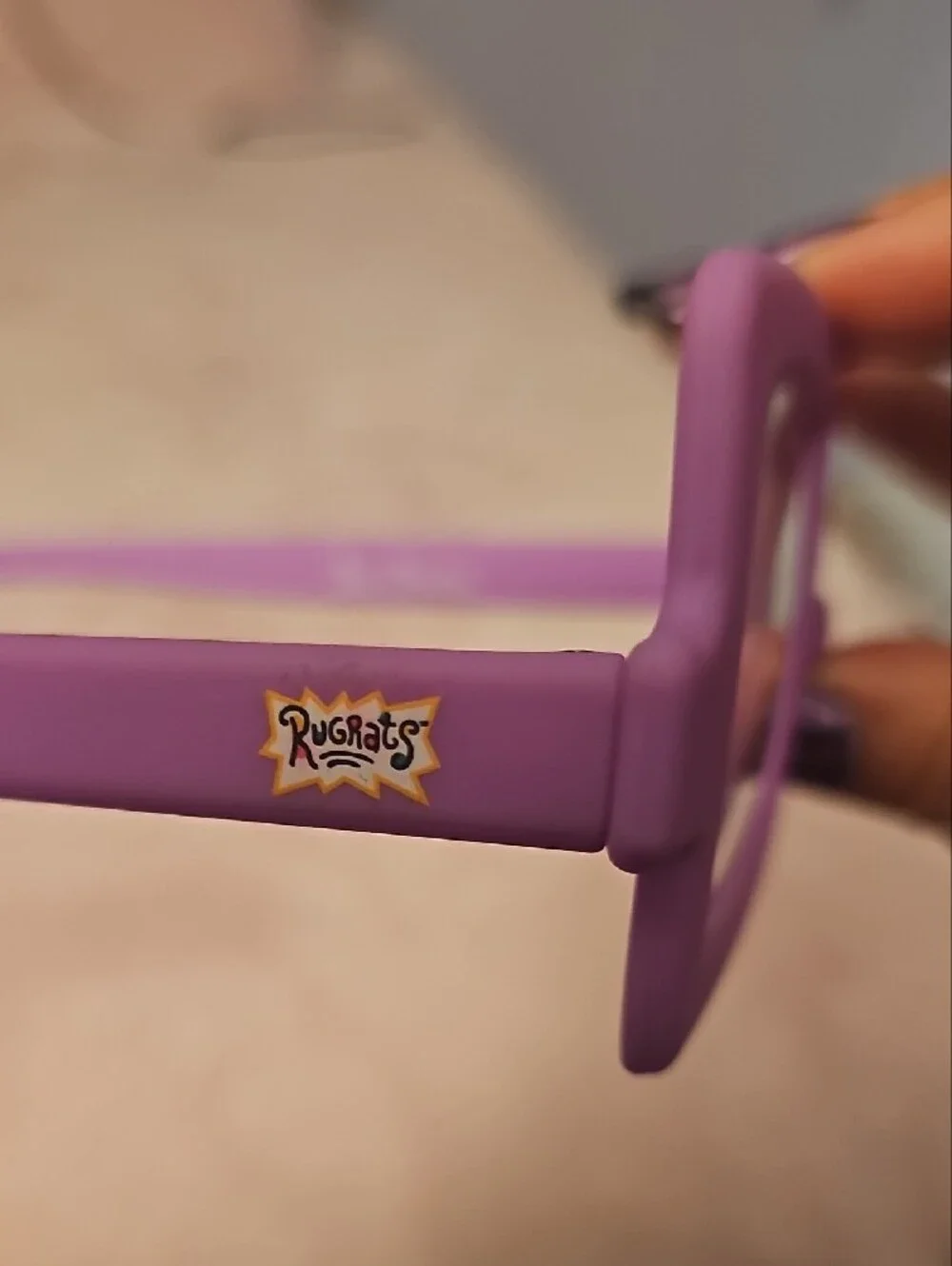 Square Purple Statement Sunglasses